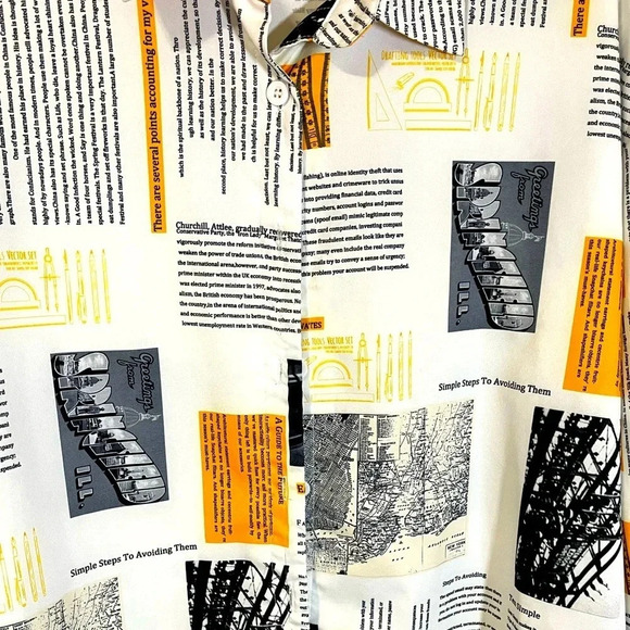 Allover Print Blouse Eye catching design adds pop to your wardrobe Shein - Picture 10 of 12